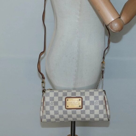 LOUIS VUITTON Damier Azur Eva Shoulder Bag 2way - Picture 14 of 16